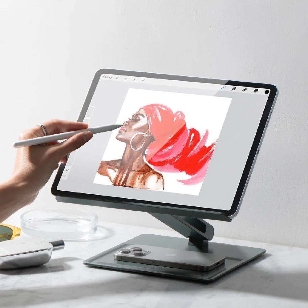 L'exception Support De Bureau Pour Ordinateur Portable Vert Sapin Native Union