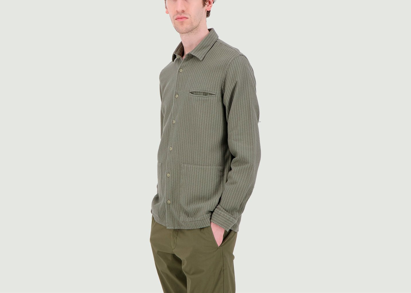 L'exception Surchemise à Motifs Khaki JagVi Rive Gauche