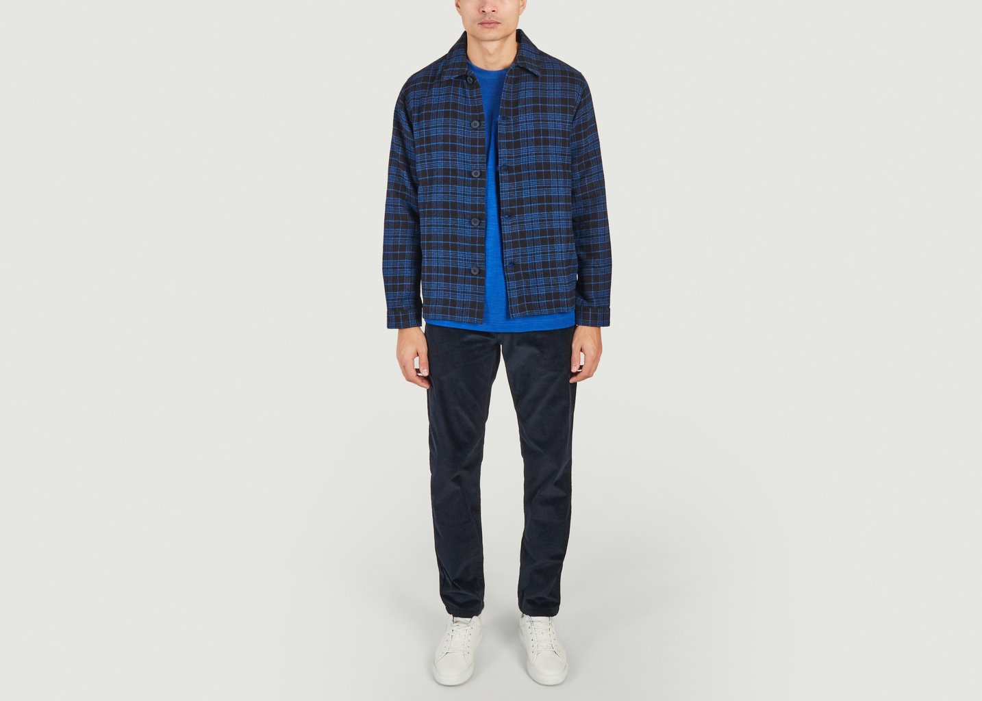 L'exception Surchemise Classique Noir Knowledge Cotton Apparel