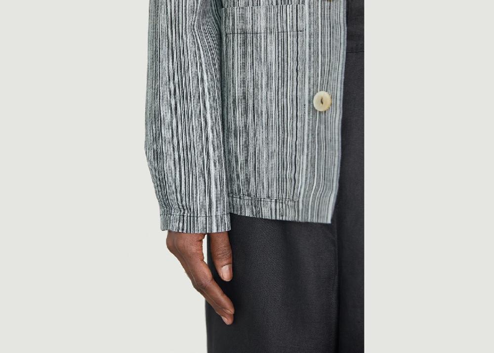 L'exception Surchemise Oak En Coton à Rayures Blanc Walkers Appeal