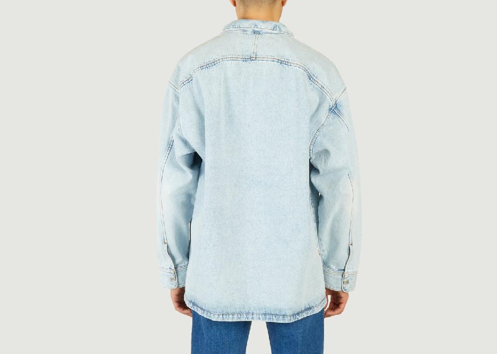 L'exception Surchemise Oversize Ami De Coeur Bleu Clair AMI Paris