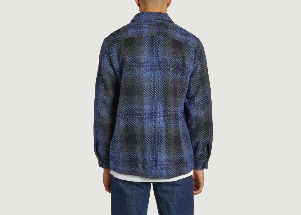 L'exception Surchemise Whiting Bleu Marine Wax London