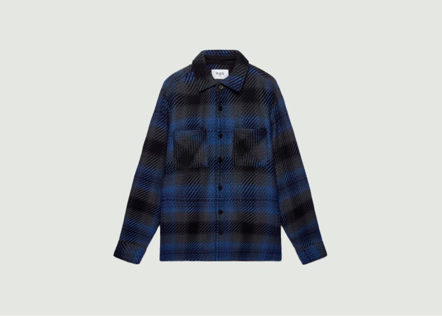 l'exception Surchemise Whiting Bleu Marine Wax London