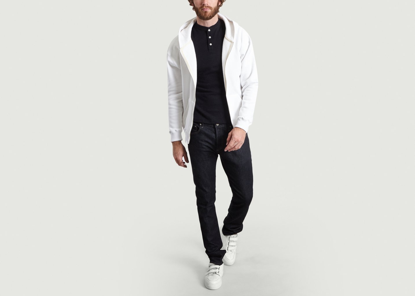 L'exception Sweat Band Statue à Capuche Blanc Band Of Outsiders