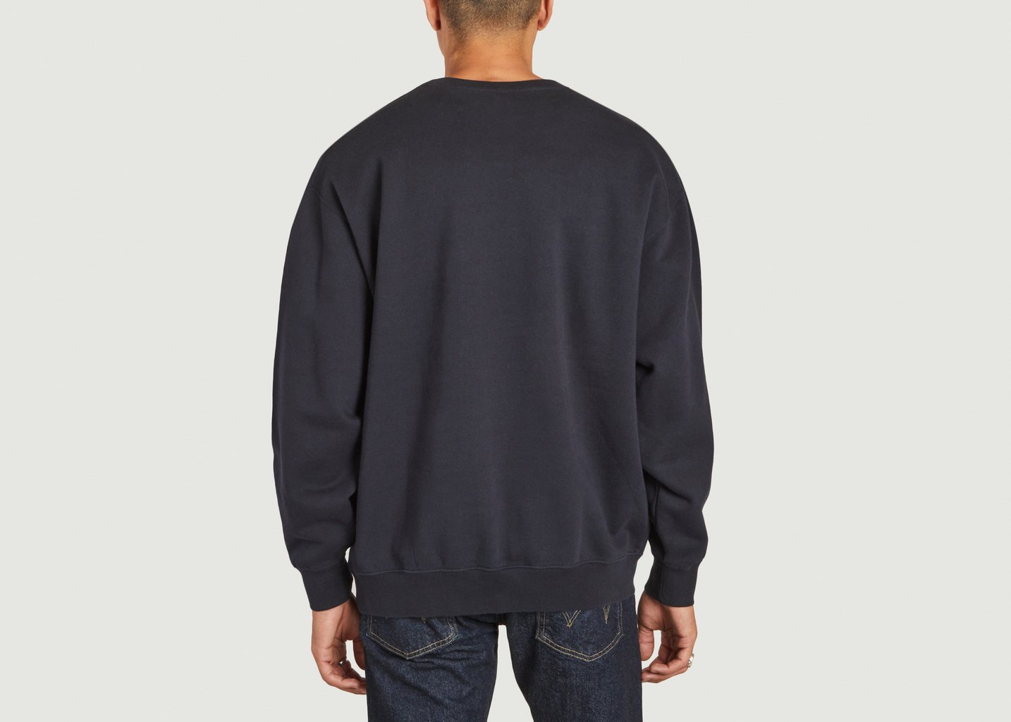 L'exception Sweat Club Sweat Deception Bleu Marine Reception Clothing