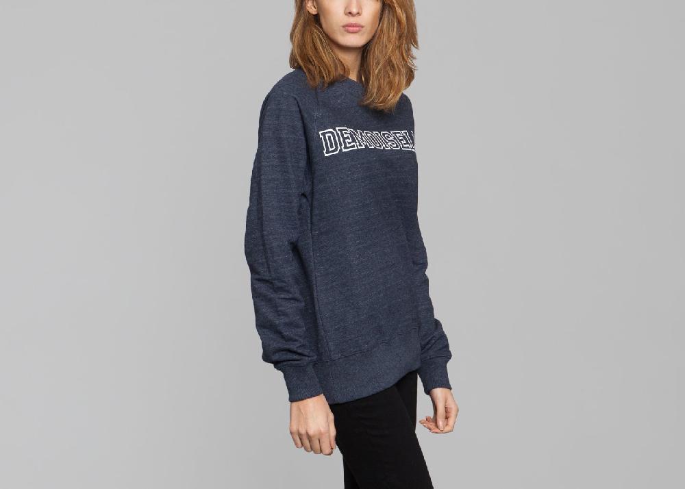 L'exception Sweat Demoiselle Bleu Marine Ma Demoiselle Pierre