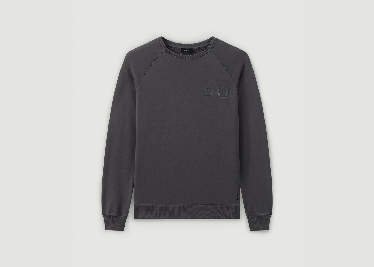 l'exception Sweat En Coton Biologique Anthracite Ron Dorff
