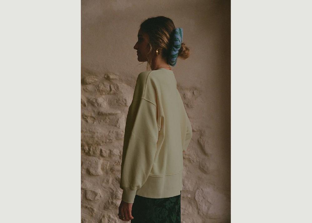 L'exception Sweat Marlène Rougier X Nénés Ecru Ecru Nénés Paris