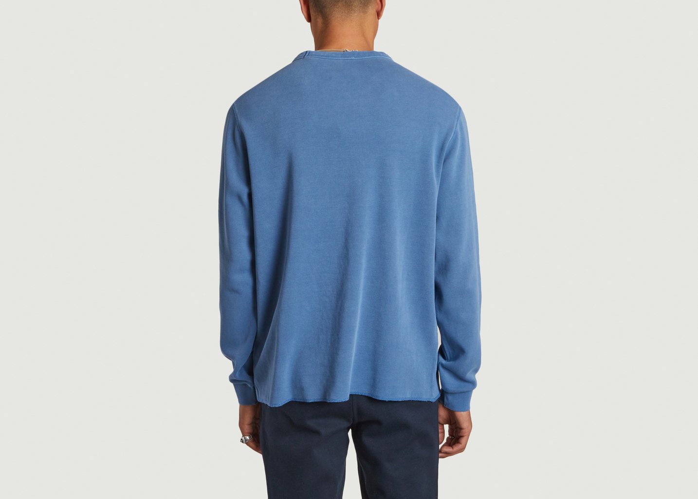 L'exception Sweat Nuance By Nature Bleu Clair Knowledge Cotton Apparel