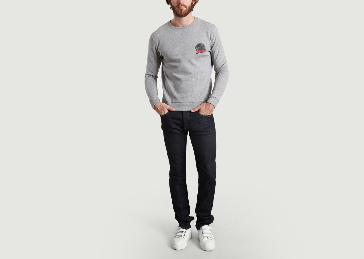 L'exception Sweat Patch Dreams Gris M.X Maxime Simoëns