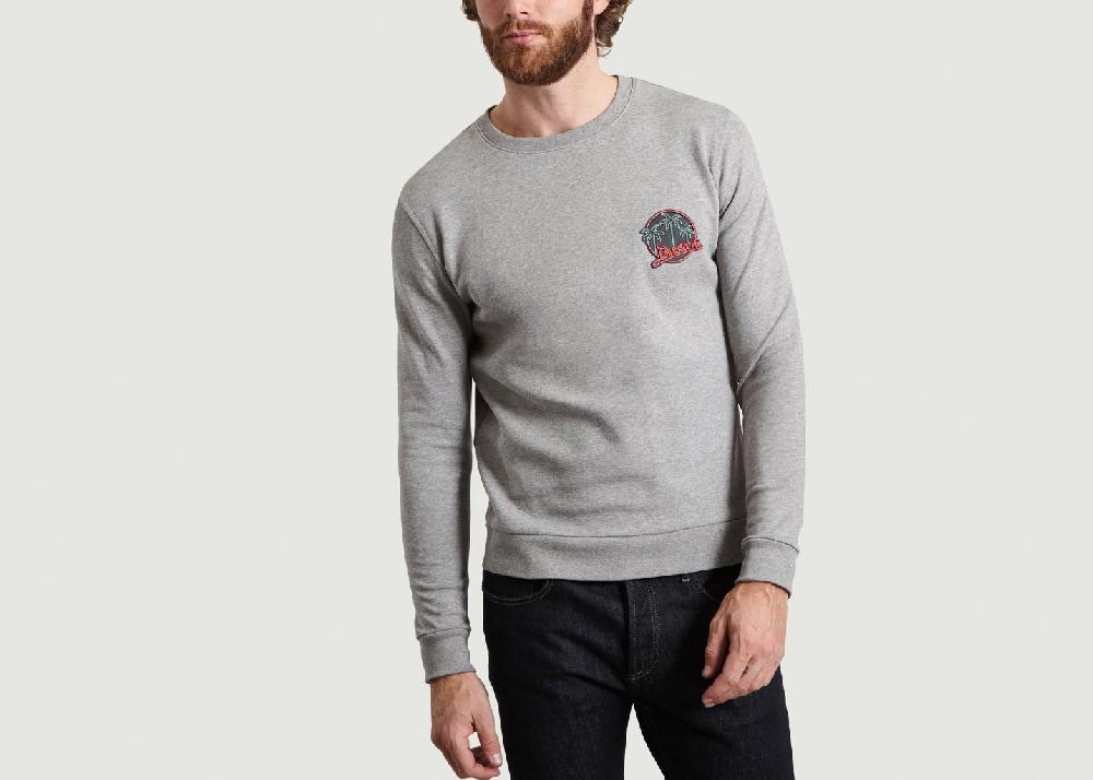 l'exception Sweat Patch Dreams Gris M.X Maxime Simoëns