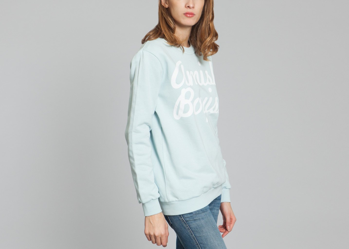 L'exception Sweat Réversible Kiddo Bleu Clair Amish Boyish