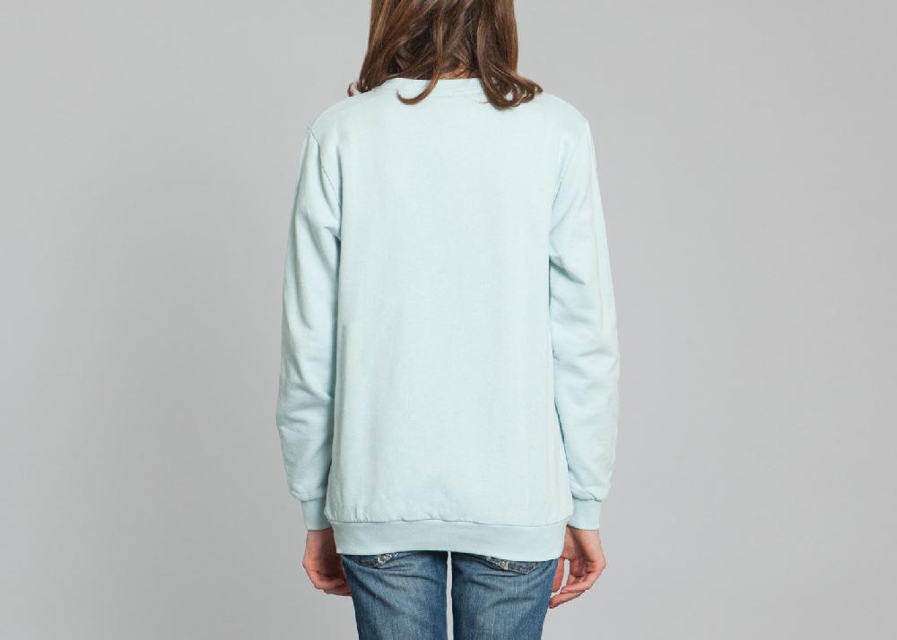 L'exception Sweat Réversible Kiddo Bleu Clair Amish Boyish