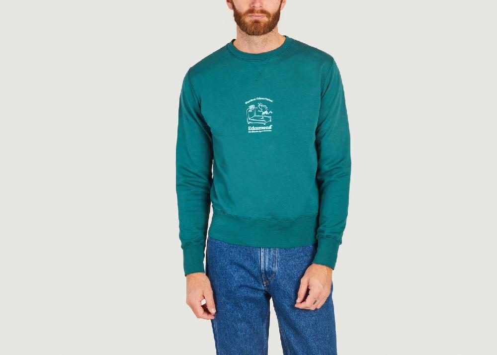 l'exception Sweat Runner Vert Foncé Edmmond Studios