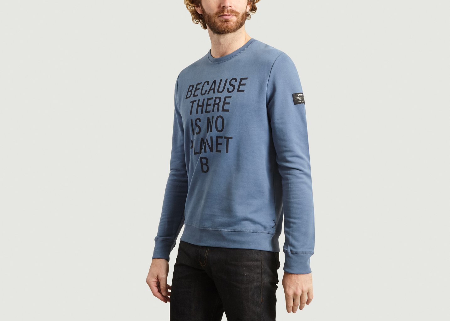 L'exception Sweat San Diego En Coton Biologique Bleu Marine Ecoalf
