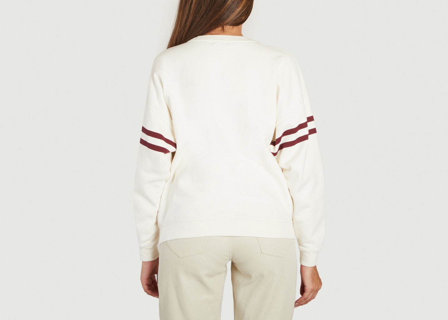L'exception Sweat Shirt En Molleton Premium French Touch Crème French Disorder