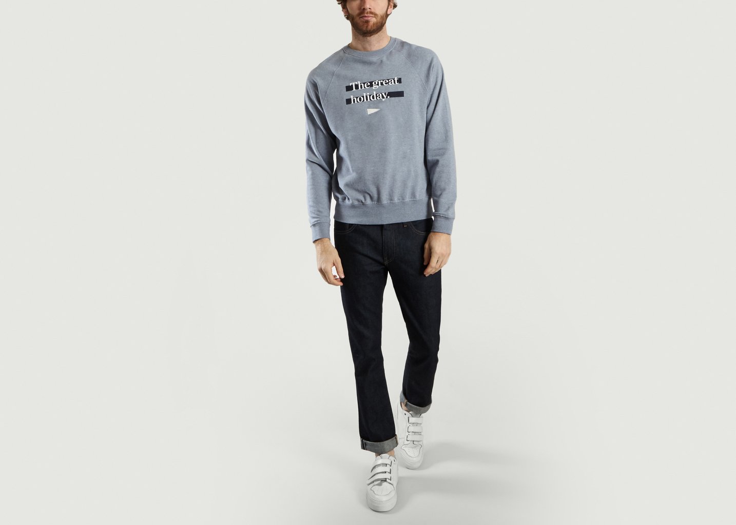 L'exception Sweat The Great Holiday Giorgio Bleu Cuisse De Grenouille