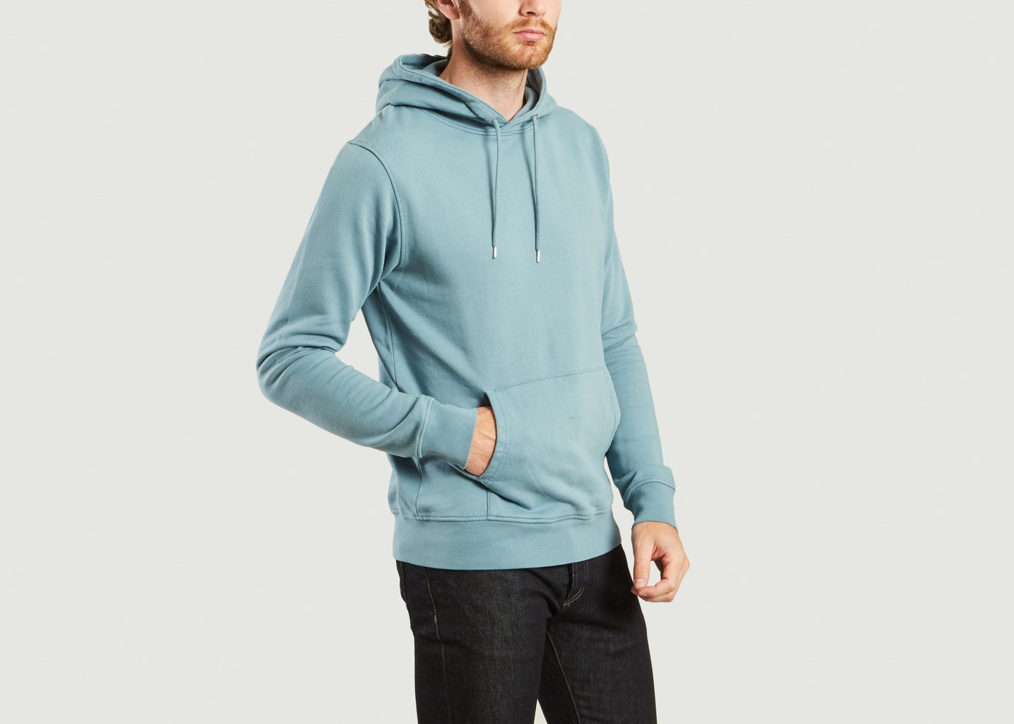 L'exception Sweatshirt à Capuche Azur Colorful Standard