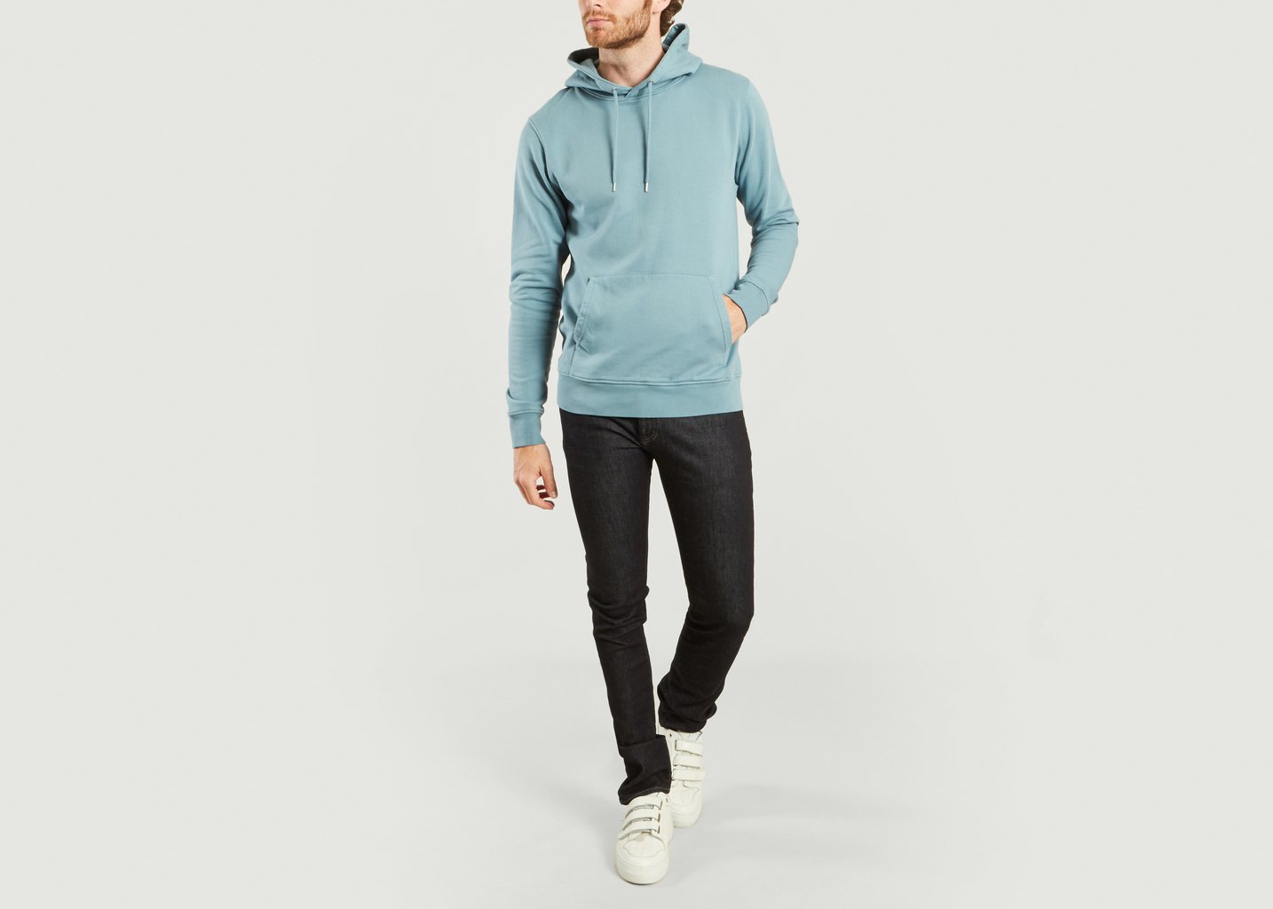 L'exception Sweatshirt à Capuche Azur Colorful Standard