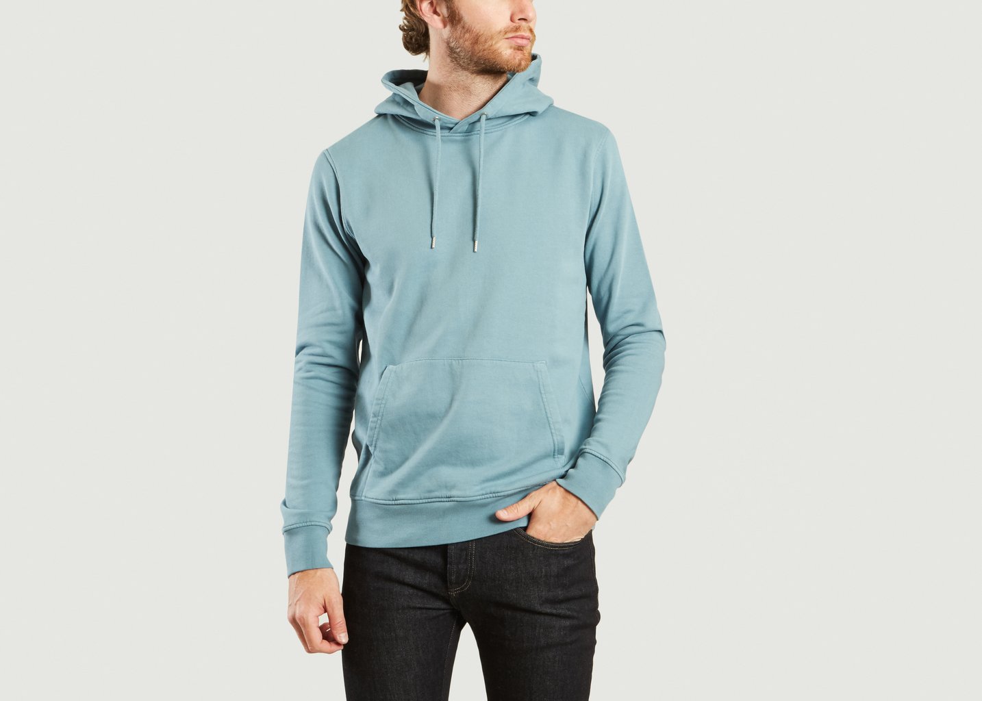 l'exception Sweatshirt à Capuche Azur Colorful Standard