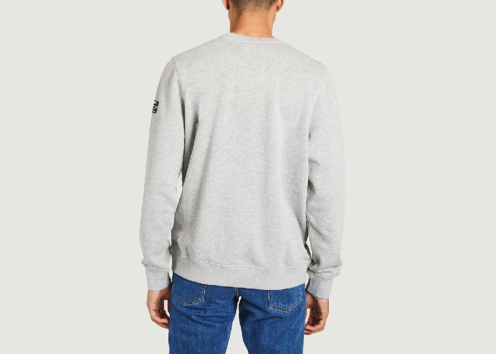 L'exception Sweatshirt à Lettrage Great B Gris Ecoalf