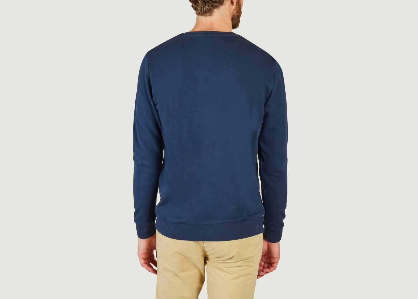 L'exception Sweatshirt Coeur Océan Bleu Marine Cuisse De Grenouille
