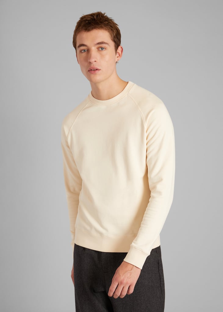 l'exception Sweatshirt col rond en coton biologique Crème L'Exception Paris