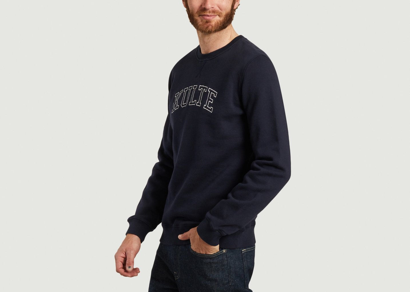 L'exception Sweatshirt Corpo Athletic Bleu Marine Kulte