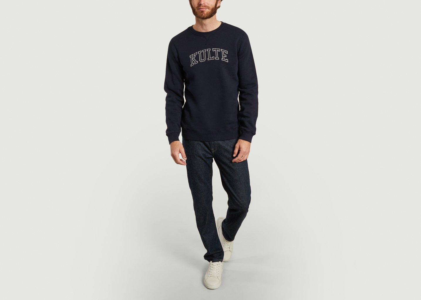 L'exception Sweatshirt Corpo Athletic Bleu Marine Kulte