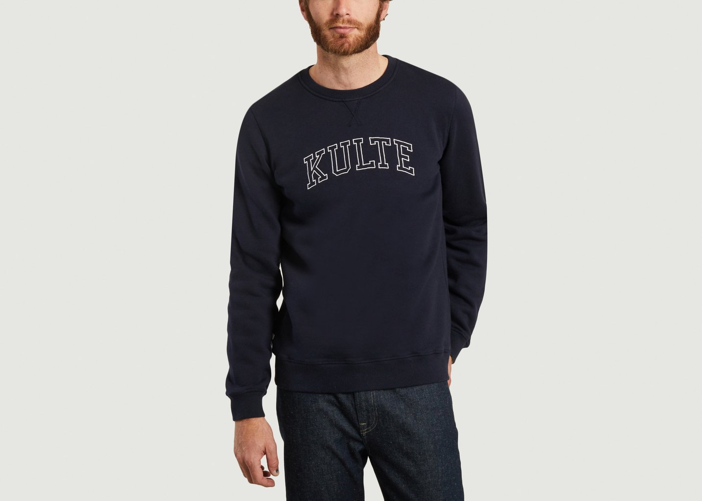 l'exception Sweatshirt Corpo Athletic Bleu Marine Kulte