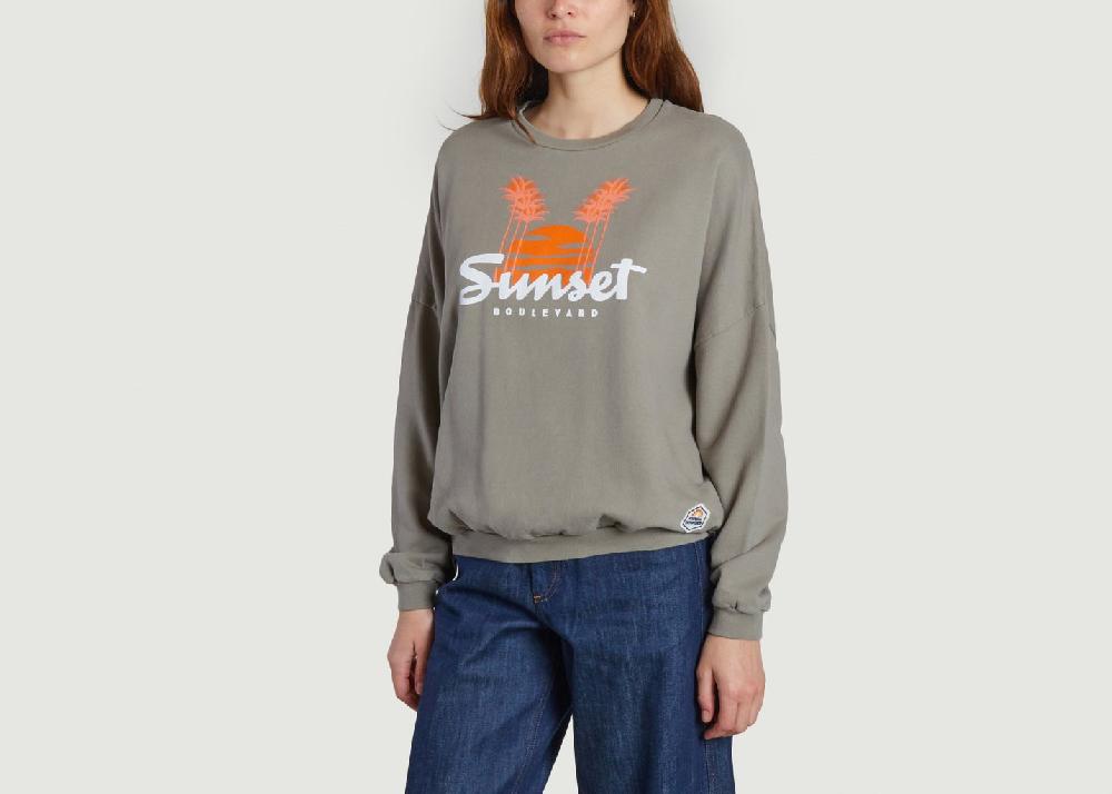 L'exception Sweatshirt Couché De Soleil Khaki French Disorder