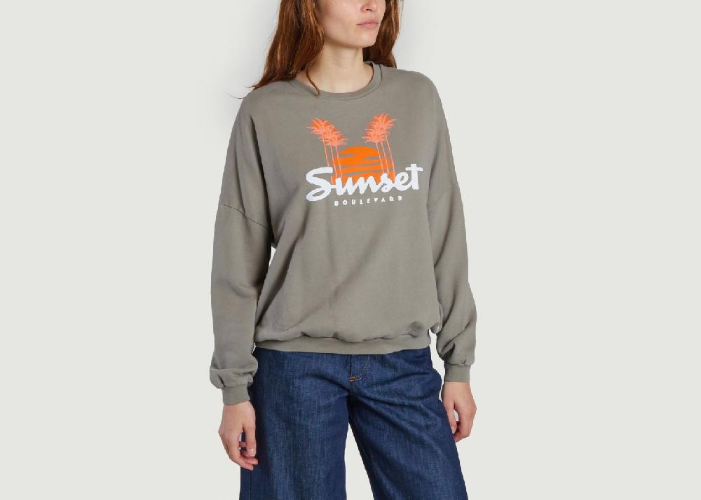 l'exception Sweatshirt Couché de soleil Khaki French Disorder