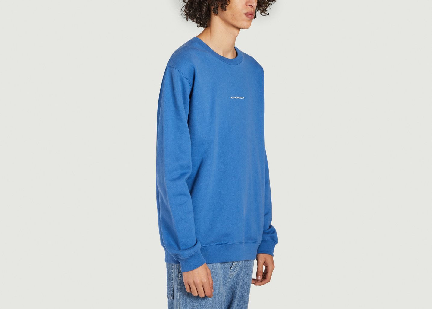 L'exception Sweatshirt Coupe Relax Barrow Bleu Roi No Nationality 07