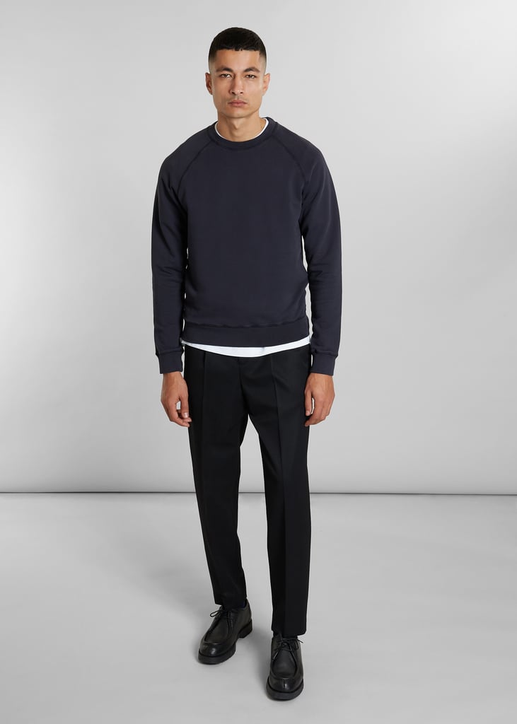 L'exception Sweatshirt En Coton Biologique Bleu Marine L'Exception Paris