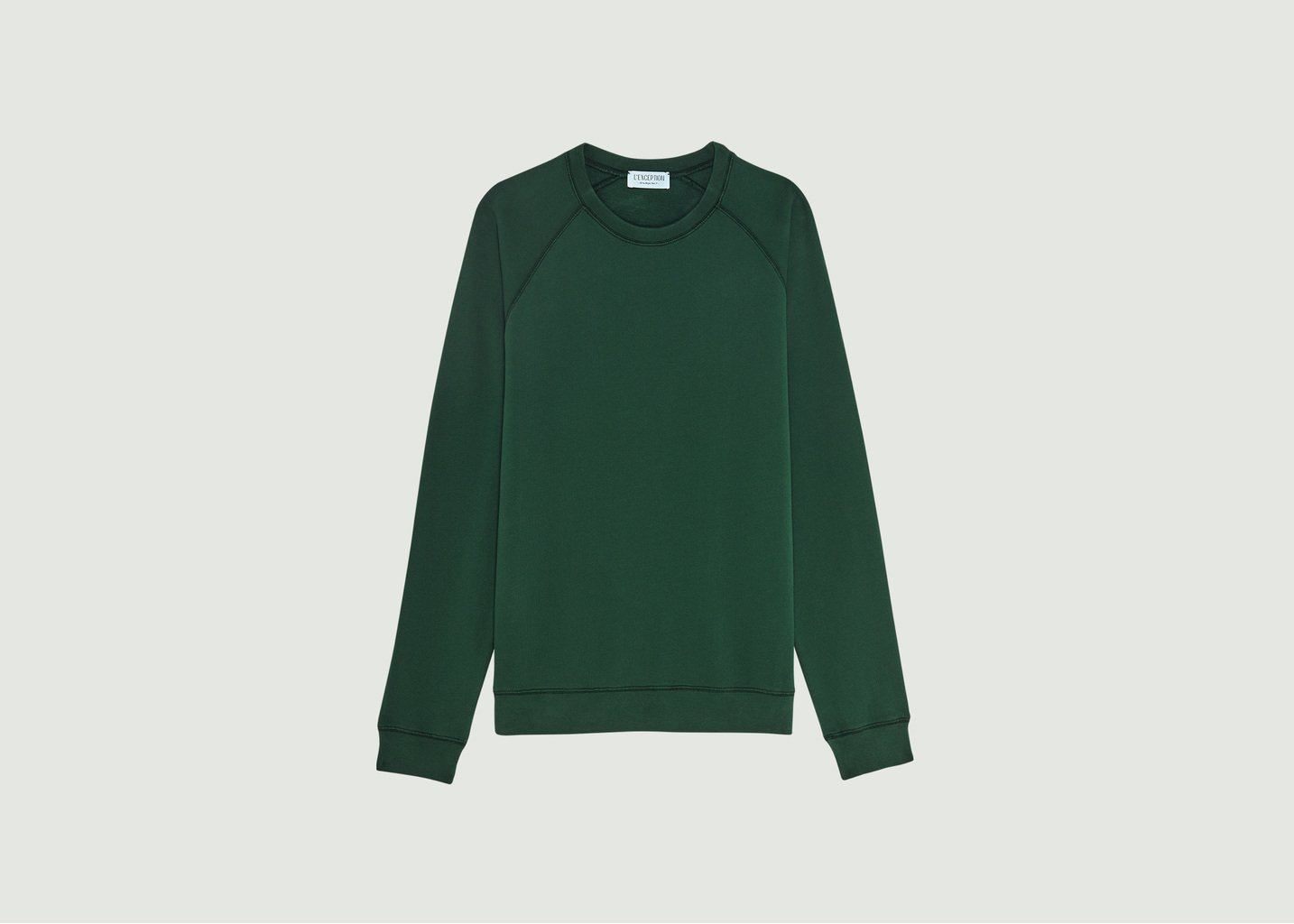 l'exception Sweatshirt en coton biologique Vert Foncé L'Exception Paris