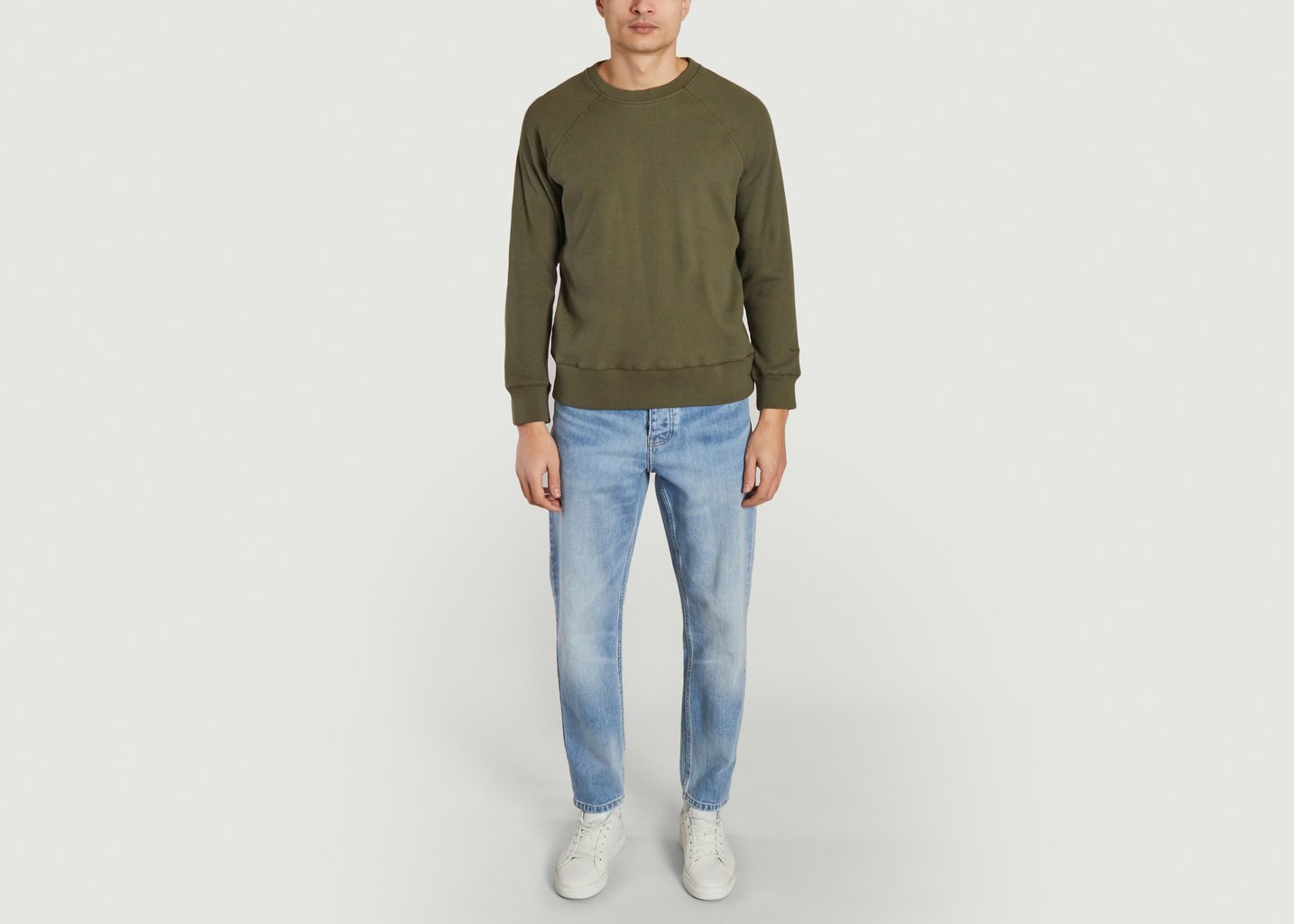 L'exception Sweatshirt En Jersey Khaki M.C. Overalls