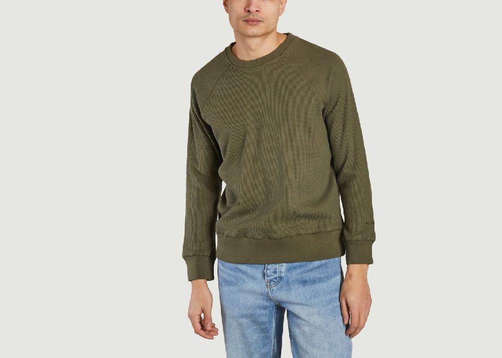 l'exception Sweatshirt en Jersey Khaki M.C. Overalls