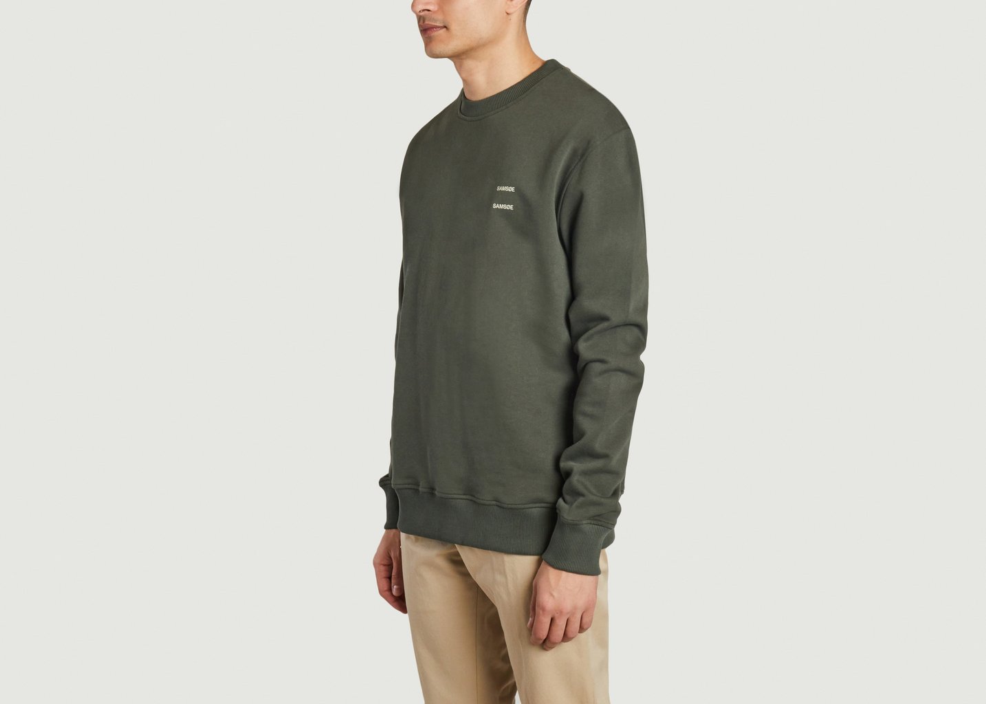 L'exception Sweatshirt Joel 11414 Khaki Samsoe & Samsoe