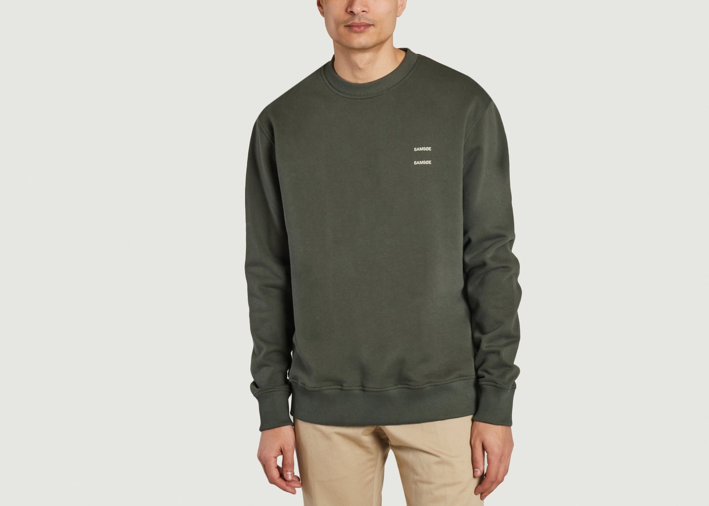 l'exception Sweatshirt Joel 11414 Khaki Samsoe & Samsoe