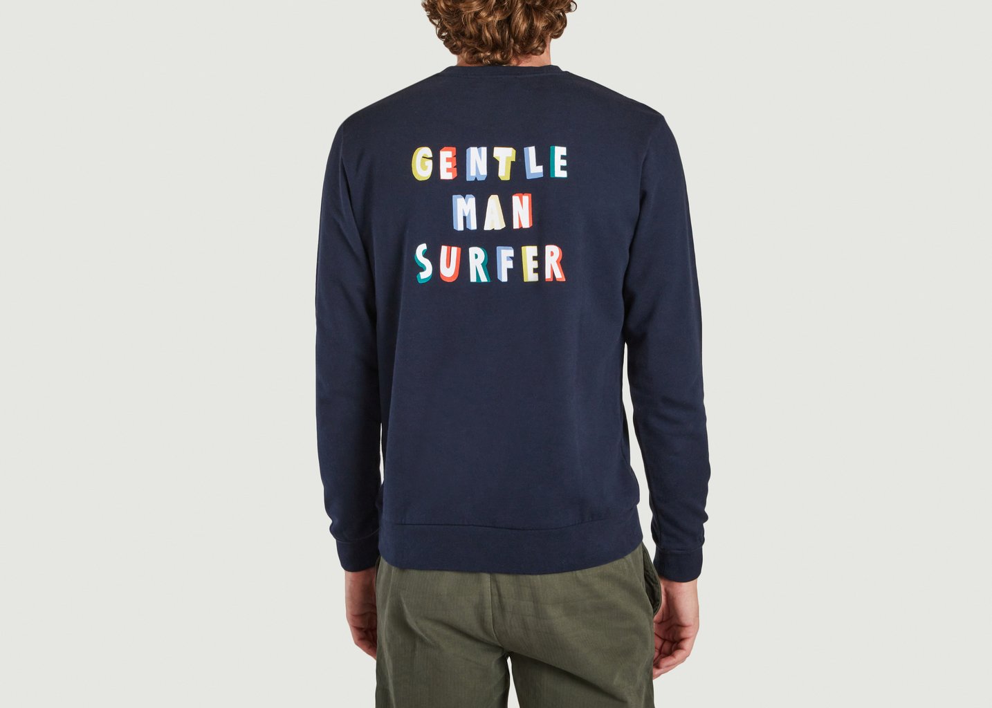 L'exception Sweatshirt Kurt Bleu Marine Cuisse De Grenouille