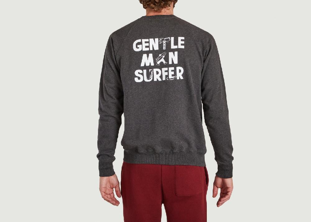 L'exception Sweatshirt Manuel Anthracite Cuisse De Grenouille