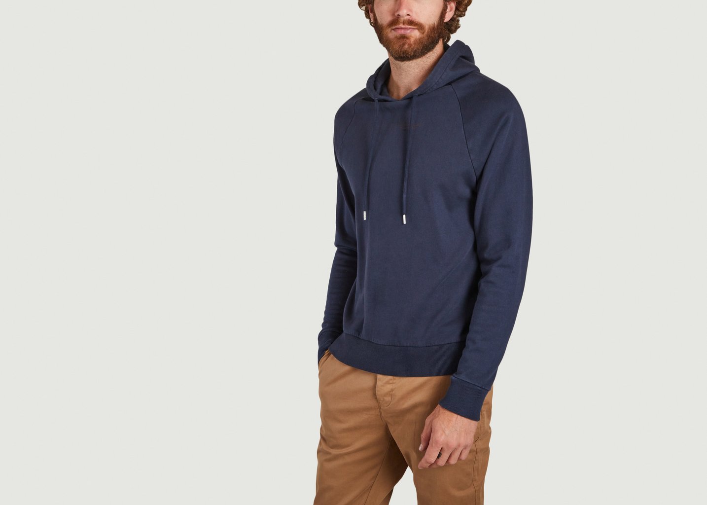 L'exception Sweatshirt Marcel Bleu Marine Cuisse De Grenouille