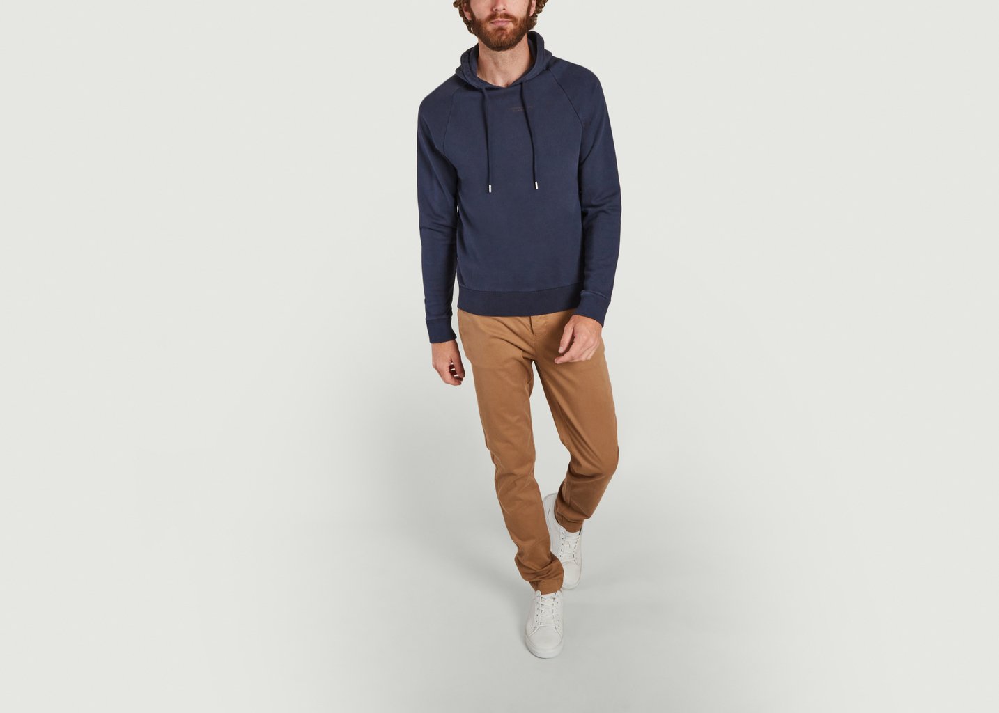 L'exception Sweatshirt Marcel Bleu Marine Cuisse De Grenouille