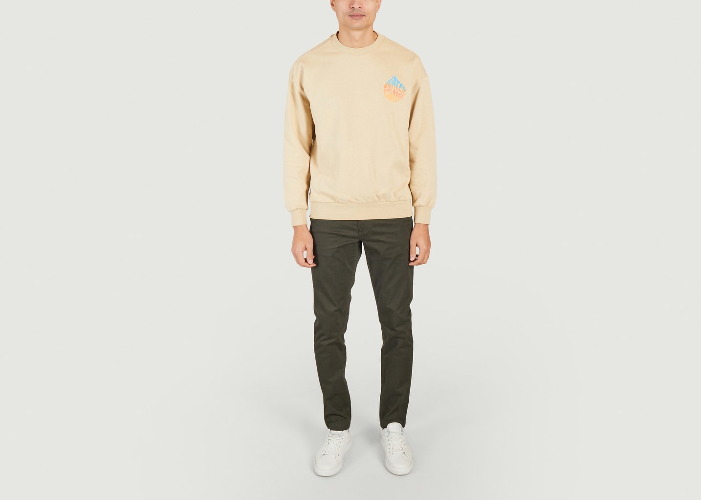 L'exception Sweatshirt Oversize Imprimé Wateraid Sable Knowledge Cotton Apparel