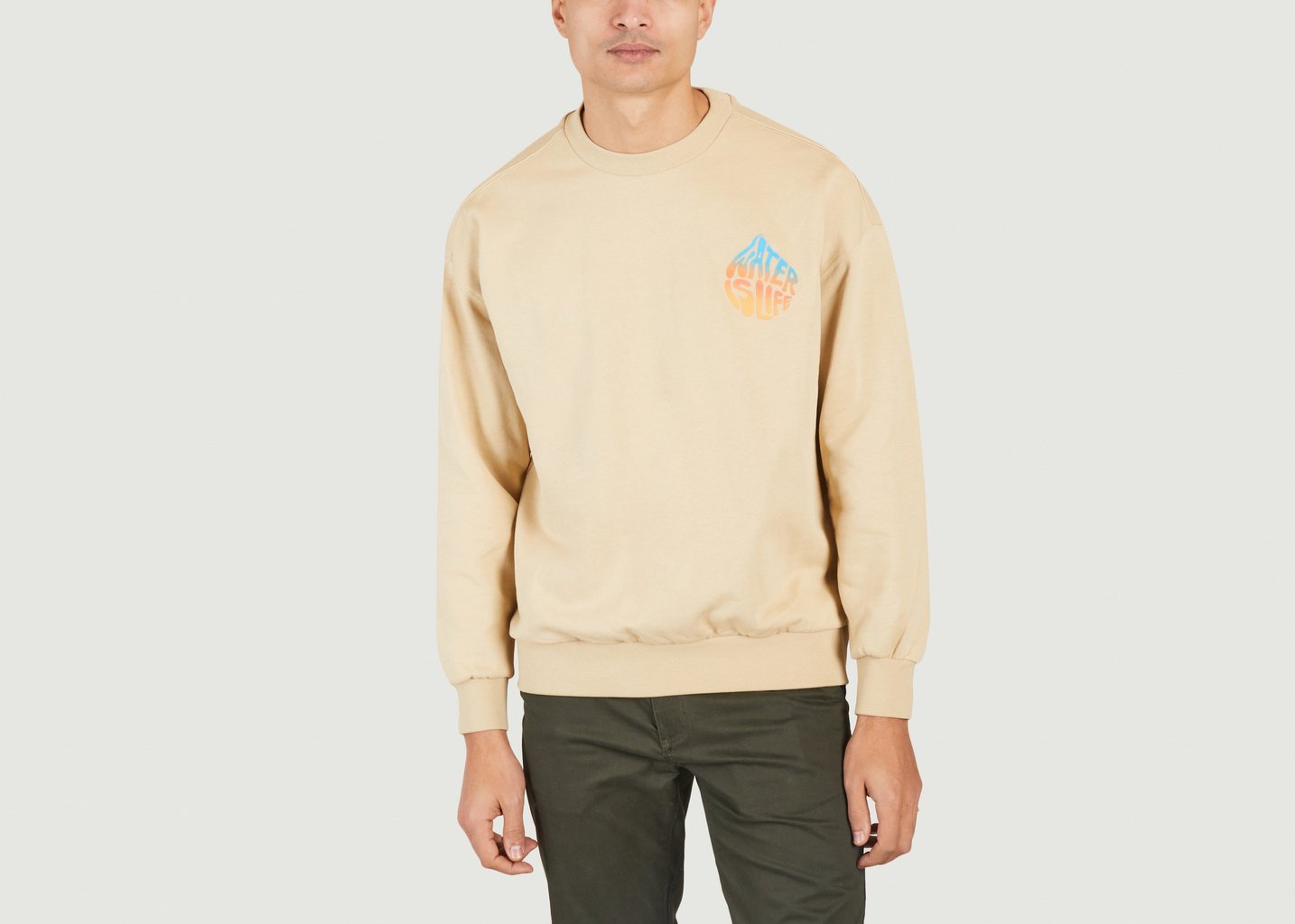 l'exception Sweatshirt oversize imprimé Wateraid Sable Knowledge Cotton Apparel