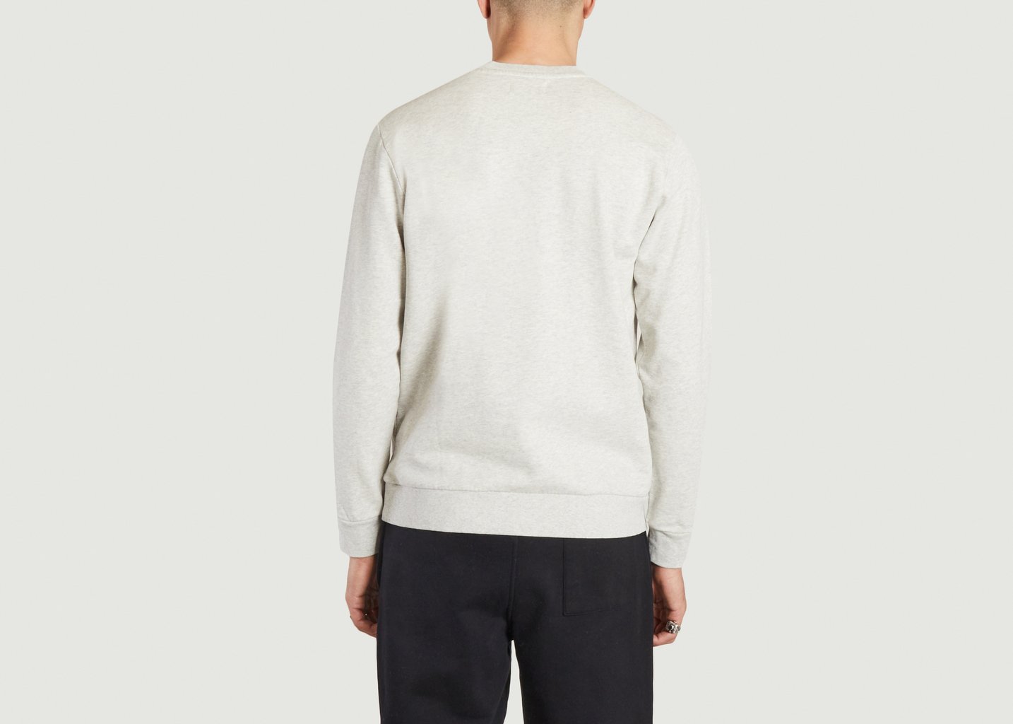 L'exception Sweatshirt Pietro Gris Léger Cuisse De Grenouille