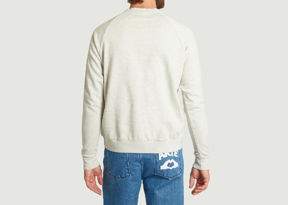 L'exception Sweatshirt Reggie Gris Léger Cuisse De Grenouille