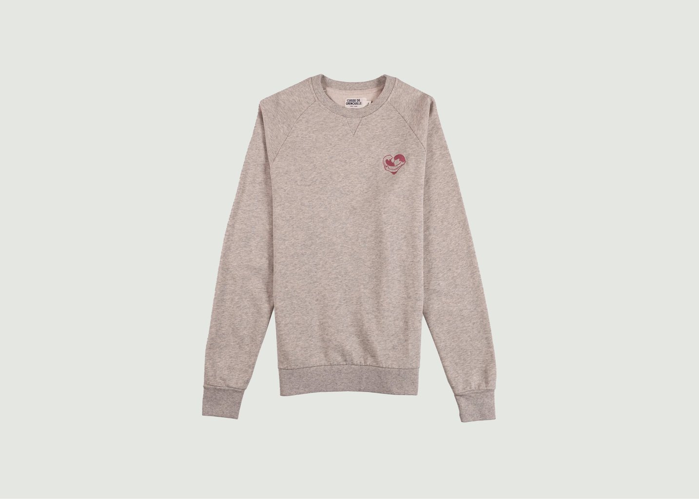 l'exception Sweatshirt Reggie Gris Léger Cuisse de Grenouille