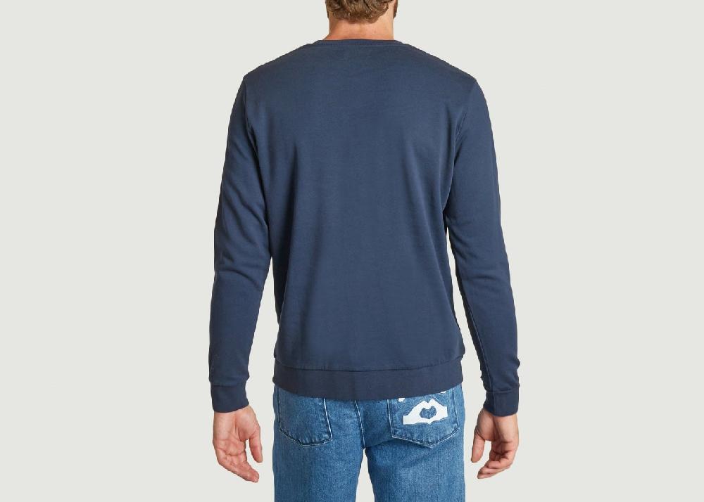 L'exception Sweatshirt Robinson Bleu Marine Cuisse De Grenouille