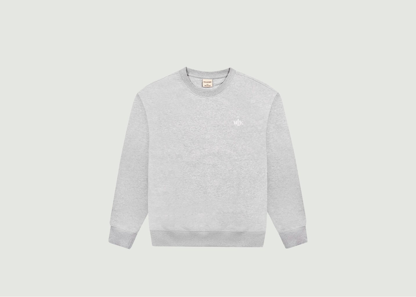 l'exception Sweatshirt siglé coupe droite Gris Walk in Paris